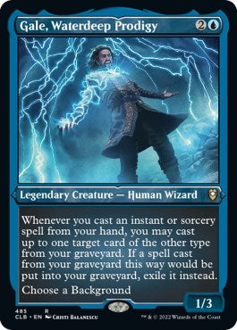 Gale, Waterdeep Prodigy (Foil Etched) [CLB - 485]