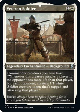 Veteran Soldier (Foil Etched) [CLB - 480]