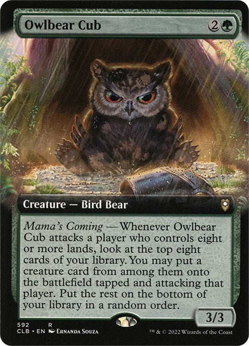 Owlbear Cub (Extended Art) [CLB - 592]