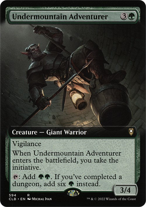 Undermountain Adventurer (Extended Art) [CLB - 594]