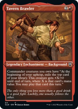 Tavern Brawler (Foil Etched) [CLB - 511]