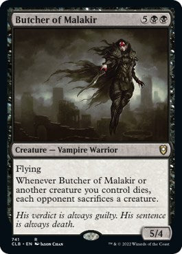 Butcher of Malakir [CLB - 741]