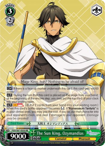 The Sun King, Ozymandias