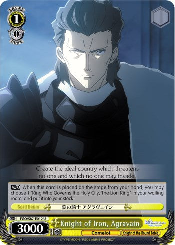 Knight of Iron, Agravain [FGO/S87 - FGO/S87-E012 U]