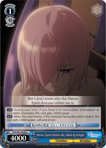 Heroic Spirit Within Me, Mash Kyrielight