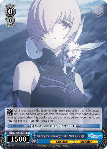 Journey for Somebody's Sake, Mash Kyrielight