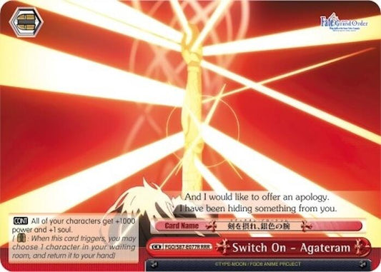 Switch On - Agateram (RRR)