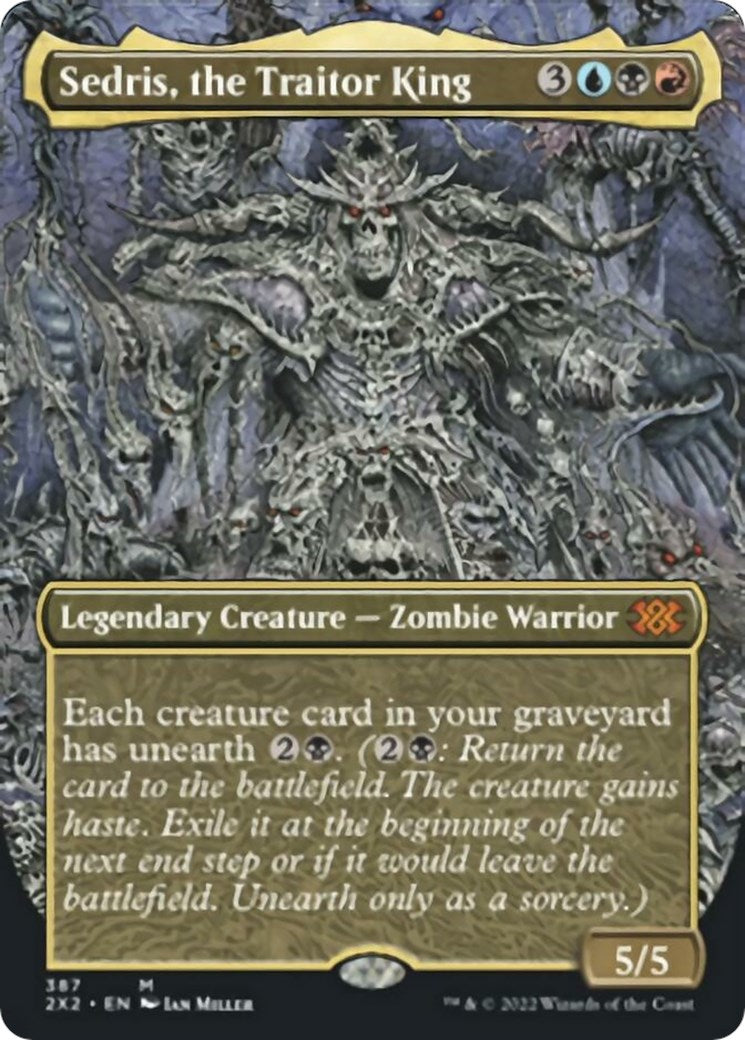 Sedris, the Traitor King (Borderless) [2X2 - 387]