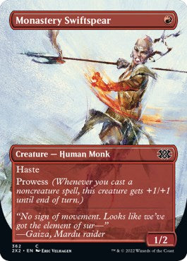 Monastery Swiftspear (Borderless) [2X2 - 362]