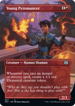 Young Pyromancer (Borderless) [2X2 - 364]