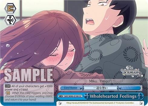 Wholehearted Feelings [5HY/W90 - 5HY/W90-E100 CC]