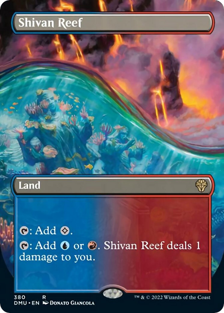 Shivan Reef (Borderless) [DMU - 380]