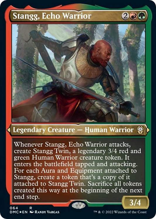 Stangg, Echo Warrior (Foil Etched) [DMC - 64]