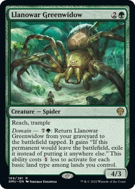 Llanowar Greenwidow [DMU - 169]