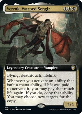 Verrak, Warped Sengir (Extended Art) [DMC - 92]