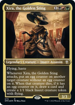 Xira, the Golden Sting (Foil Etched) [DMC - 70]