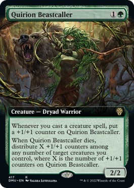 Quirion Beastcaller (Extended Art) [DMU - 417]