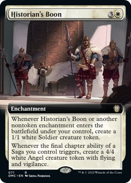 Historian's Boon (Extended Art) [DMC - 71]