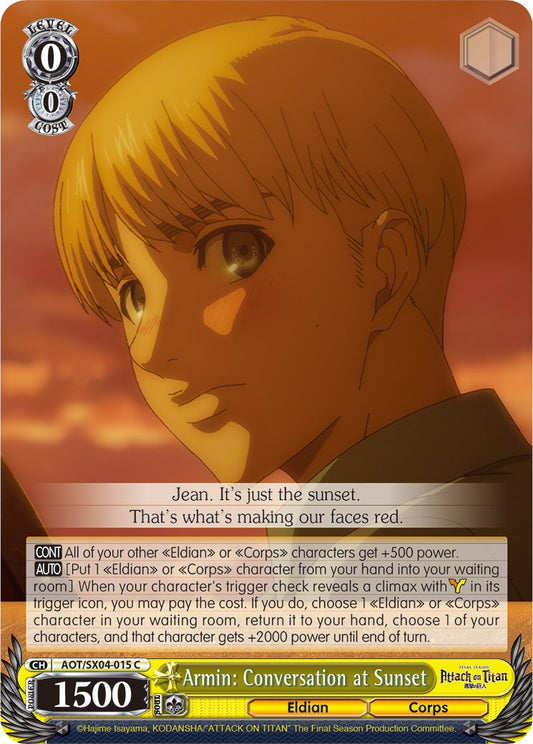 Armin: Conversation at Sunset [AOT3 - AOT/SX04-015 C]