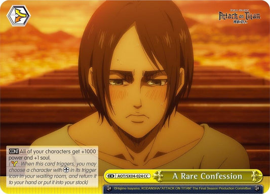 A Rare Confession [AOT3 - AOT/SX04-024 CC]