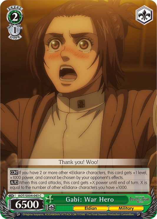 Gabi: War Hero [AOT3 - AOT/SX04-043 C]