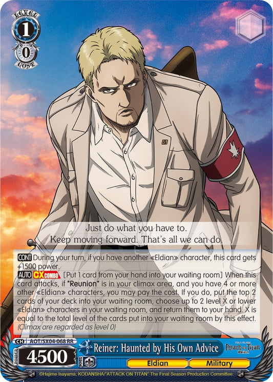 Reiner: Haunted by His Own Advice [AOT3 - AOT/SX04-068 RR]