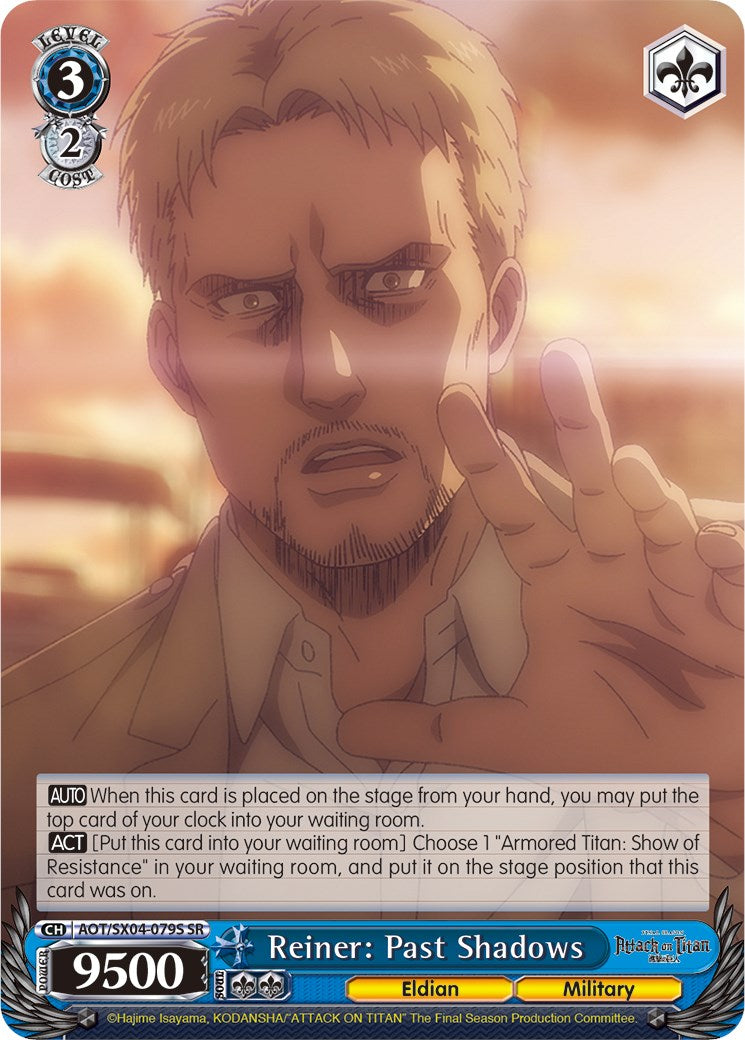 Reiner: Past Shadows (SR) [AOT3 - AOT/SX04-079S SR]