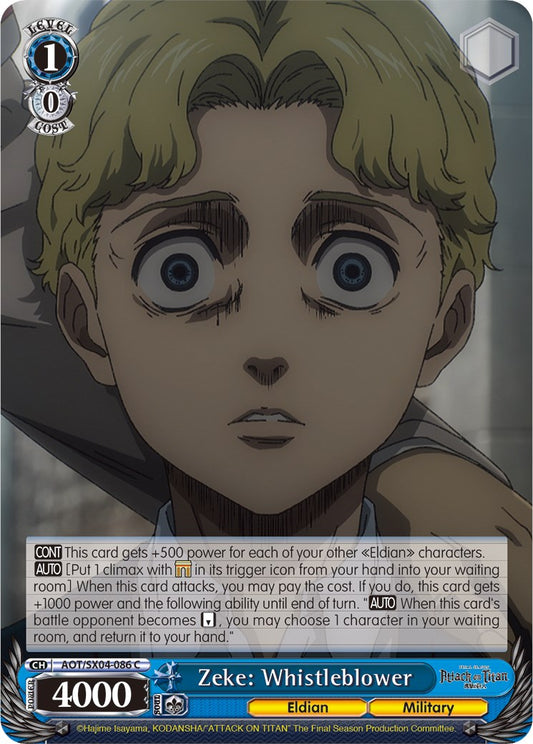 Zeke: Whistleblower [AOT3 - AOT/SX04-086 C]