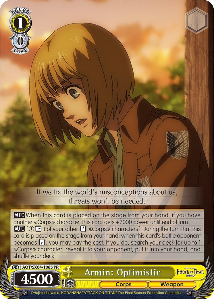 Armin: Optimistic (Foil) [AOT3 - AOT/SX04-108S PR]