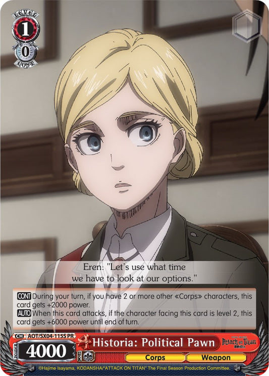 Historia: Political Pawn (Foil) [AOT3 - AOT/SX04-115S PR]