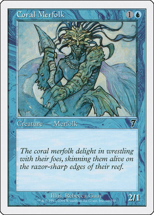 Coral Merfolk [7ED - 66]