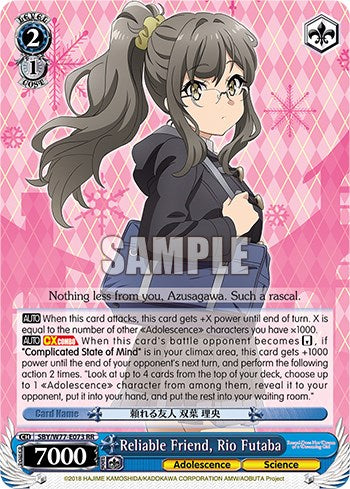 Reliable Friend, Rio Futaba