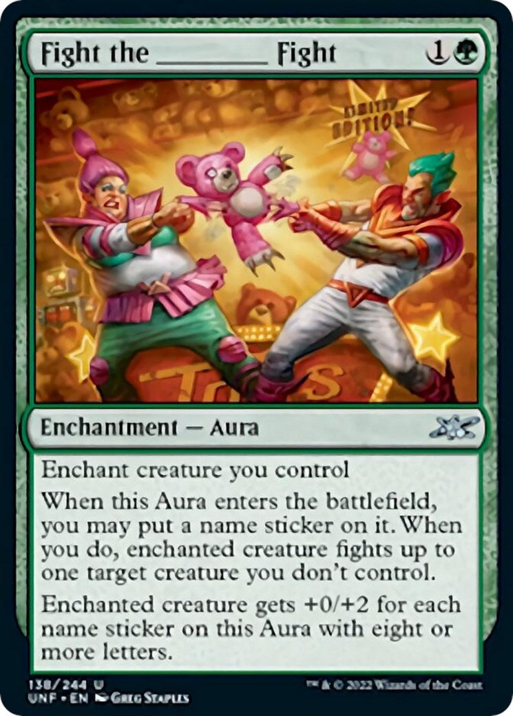 Fight the _______ Fight
