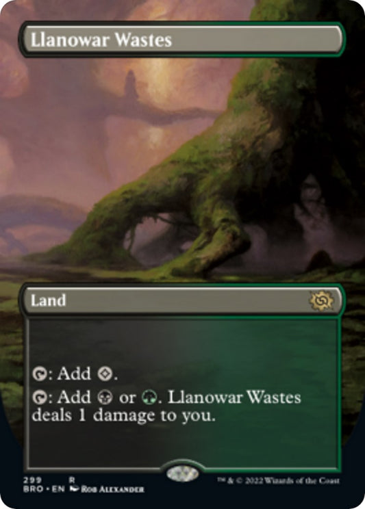 Llanowar Wastes (Borderless) [BRO - 299]