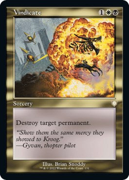 Vindicate (Retro Frame)