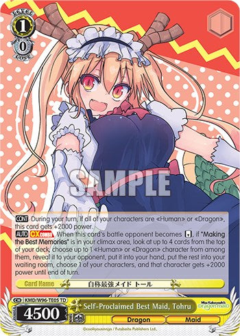 Self-Proclaimed Best Maid, Tohru [KMD - KMD/W96-TE05 TD]