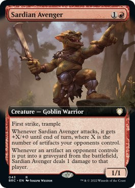 Sardian Avenger (Extended Art) [BRC - 43]