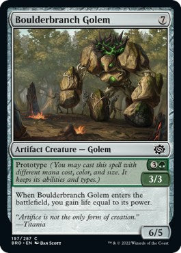 Boulderbranch Golem [BRO - 197]