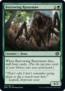 Burrowing Razormaw [BRO - 173]