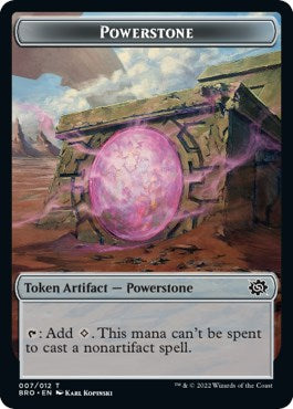 Powerstone // Soldier (008) Double-Sided Token