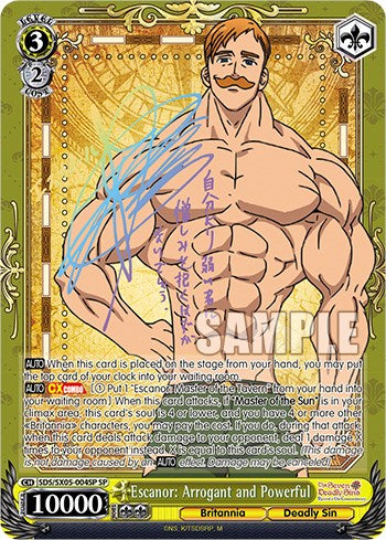 Escanor: Arrogant and Powerful (SP)
