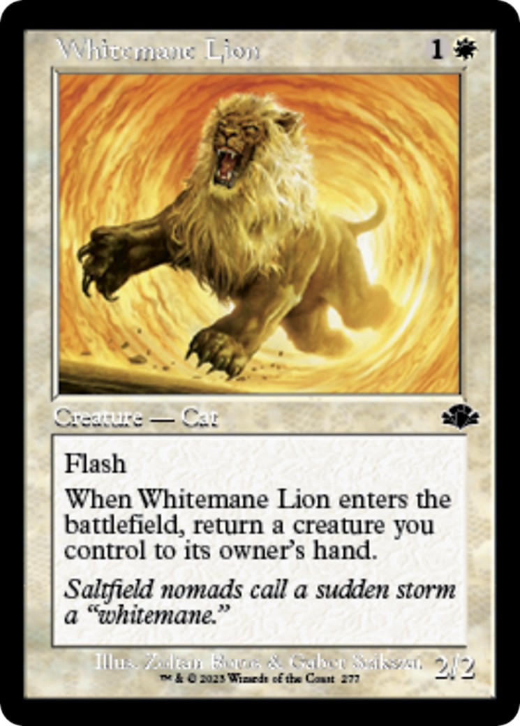 Whitemane Lion (Retro Frame) [DMR - 277]