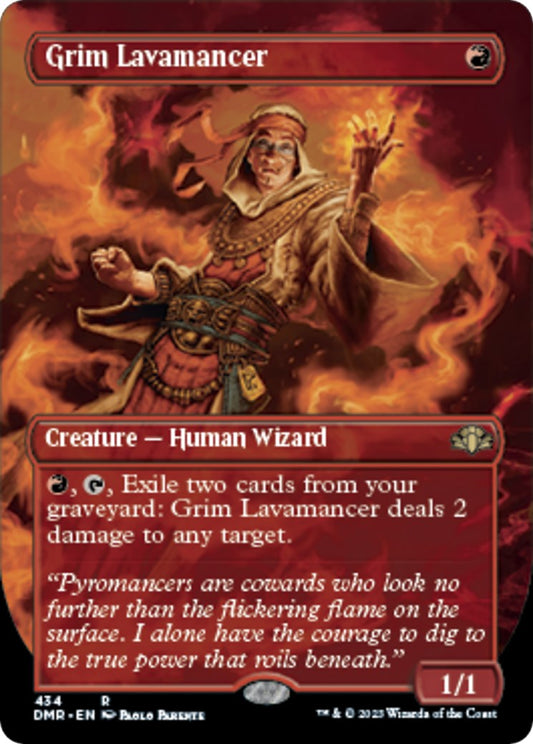 Grim Lavamancer (Borderless) [DMR - 434]