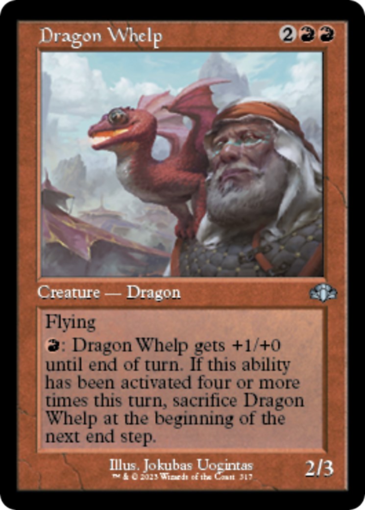 Dragon Whelp (Retro Frame) [DMR - 317]