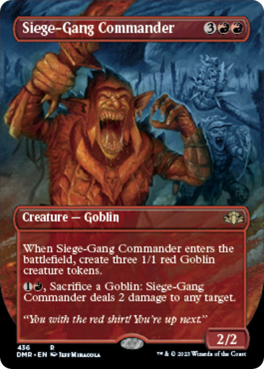 Siege-Gang Commander (Borderless) [DMR - 436]