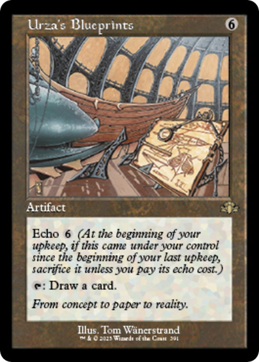 Urza's Blueprints (Retro Frame) [DMR - 391]