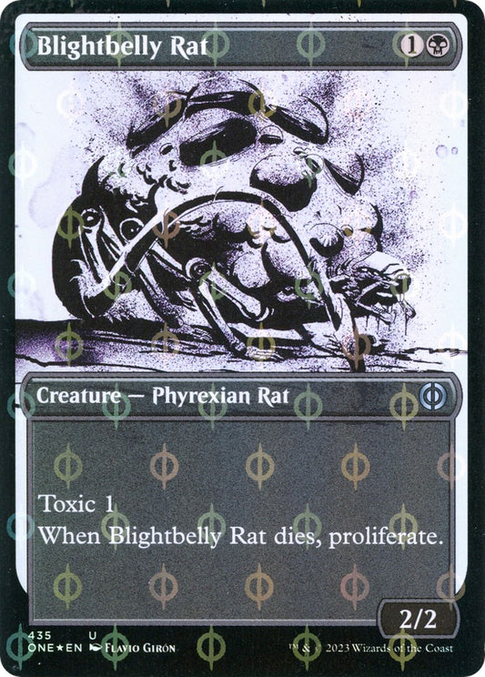 Blightbelly Rat (Showcase) (Step-and-Compleat Foil) [ONE - 435]