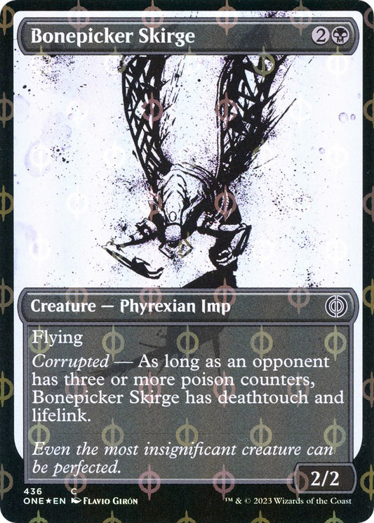 Bonepicker Skirge (Showcase) (Step-and-Compleat Foil) [ONE - 436]