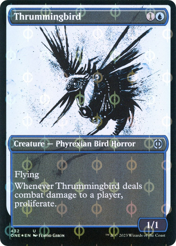 Thrummingbird (Showcase) (Step-and-Compleat Foil) [ONE - 432]