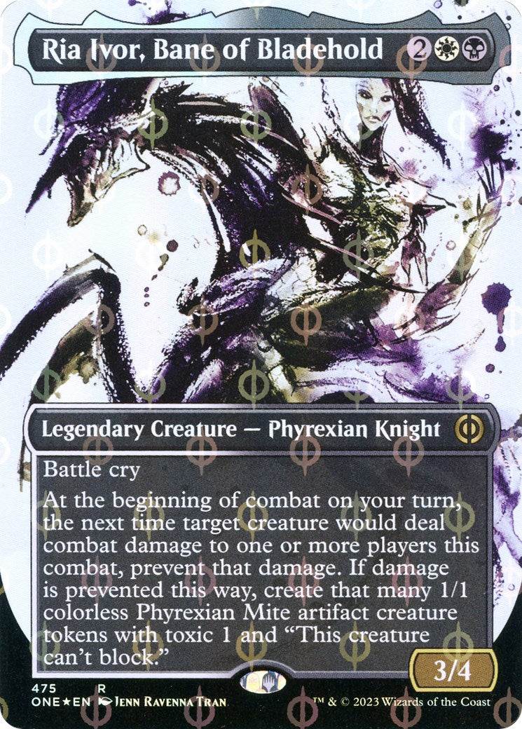 Ria Ivor, Bane of Bladehold (Showcase) (Step-and-Compleat Foil)